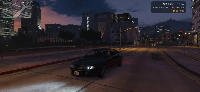 Screenshot from a player