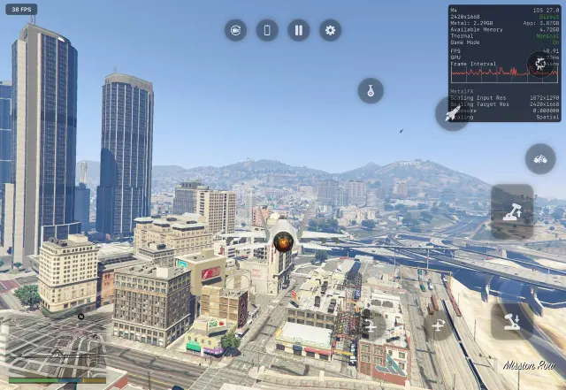 Screenshot from a player